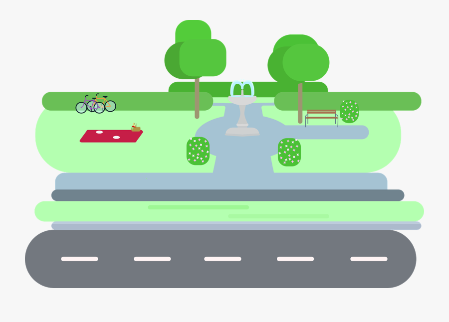 Park, Transparent Clipart