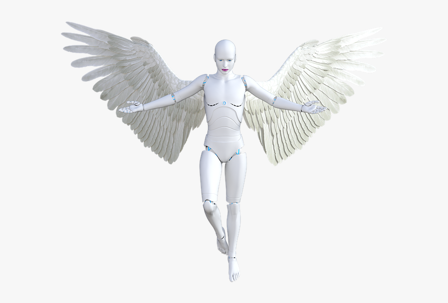 Vector Robotics Female - Transparent Female Robot Figure, Transparent Clipart