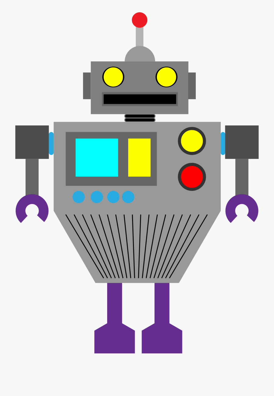 Robot Clipart School - Robot, Transparent Clipart