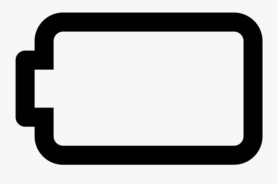 Battery Icon Png Clipart Transparent Library - Battery Almost Empty Icon, Transparent Clipart