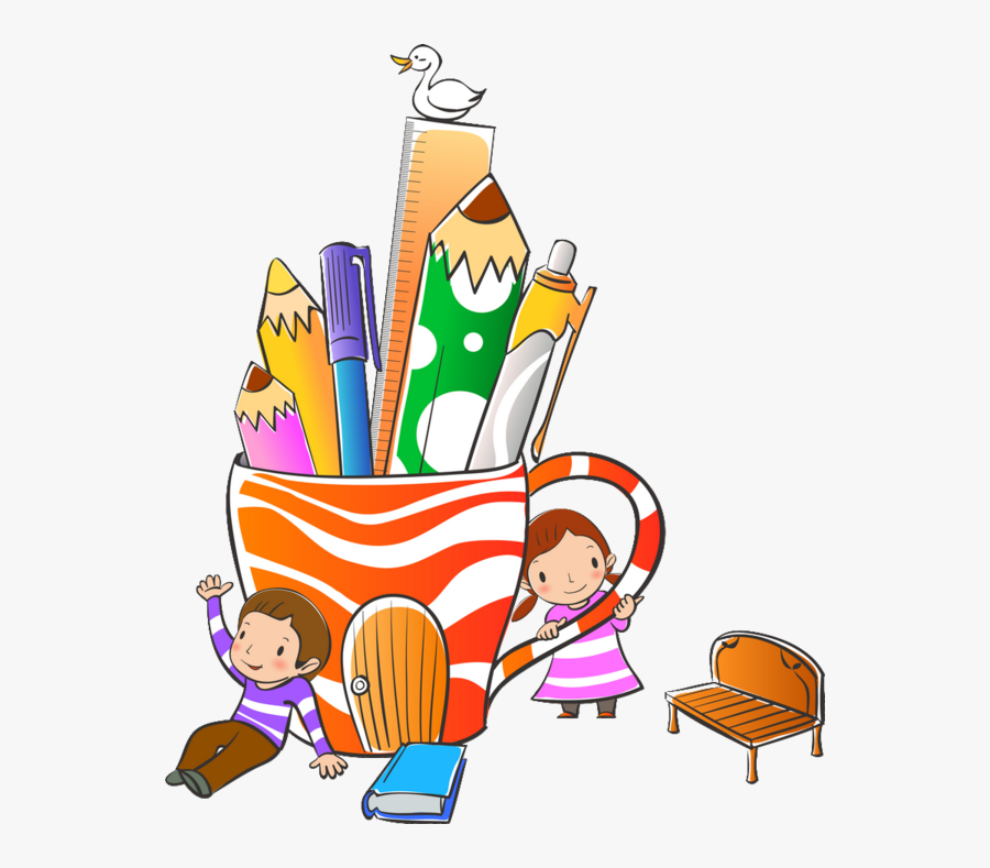 Transparent Water Tube Clipart - Cartoon Vector School Cartoon, Transparent Clipart