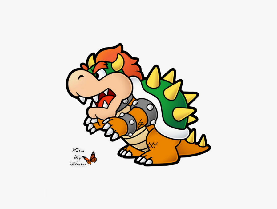 Paper Bowser Clipart , Png Download - Paper Bowser, Transparent Clipart