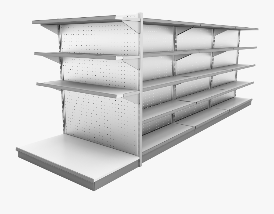 Store Fixtures Supermarket Equipment Etc Display Shelving - Shelf, Transparent Clipart