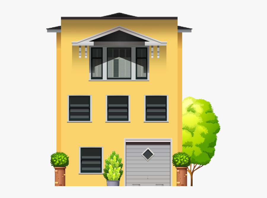 Frontal De Un Edificio, Transparent Clipart