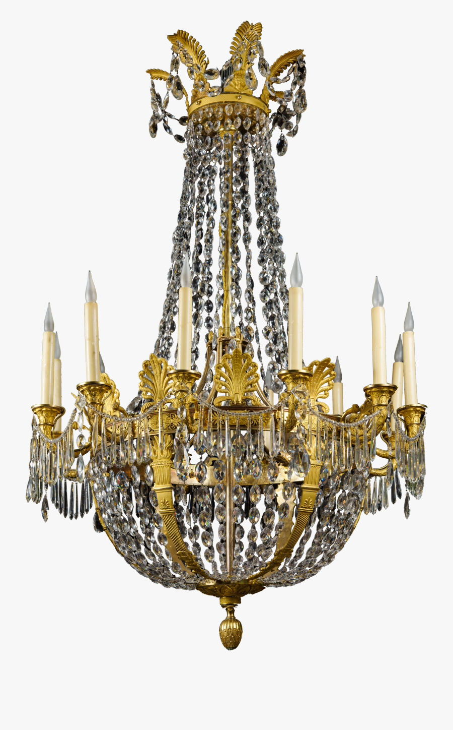 Transparent Candelabra Png - Chandelier, Transparent Clipart