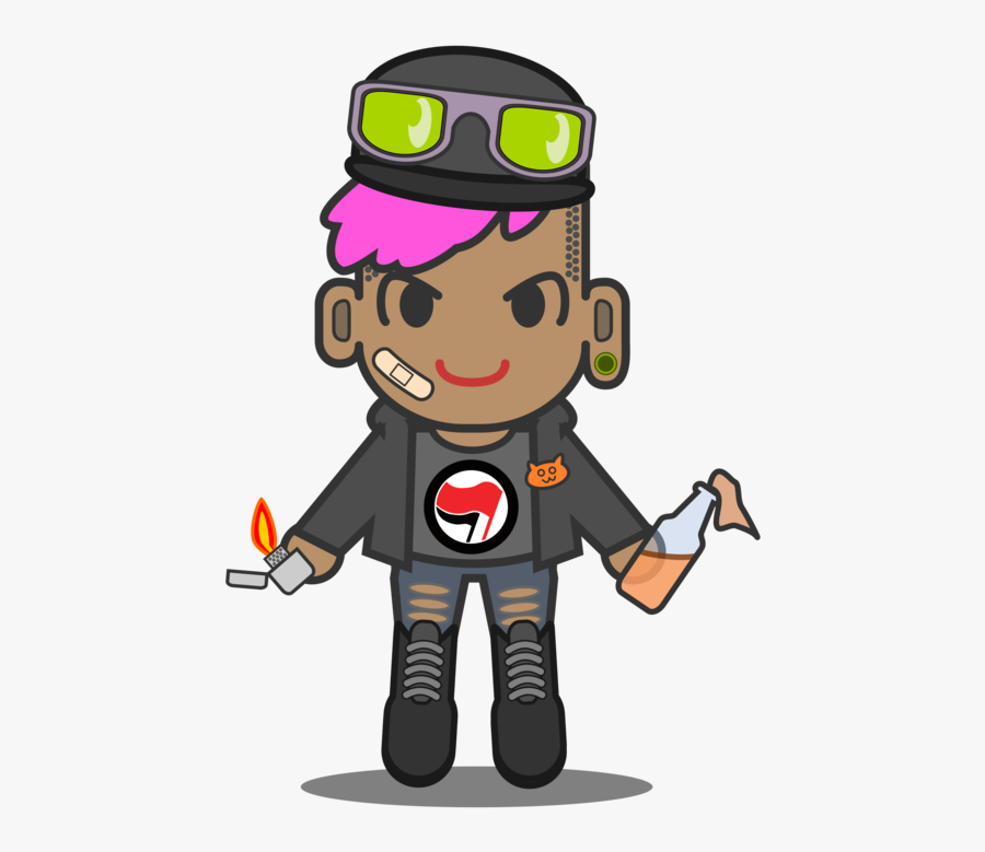 Human Behavior,vision Care,eyewear - Antifa Logo, Transparent Clipart