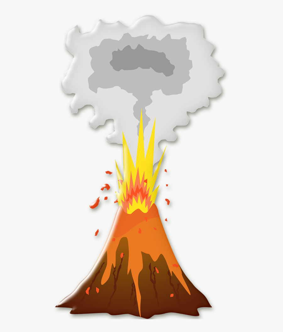 Pinterest Clip Art - Volcano Cartoon Png, Transparent Clipart