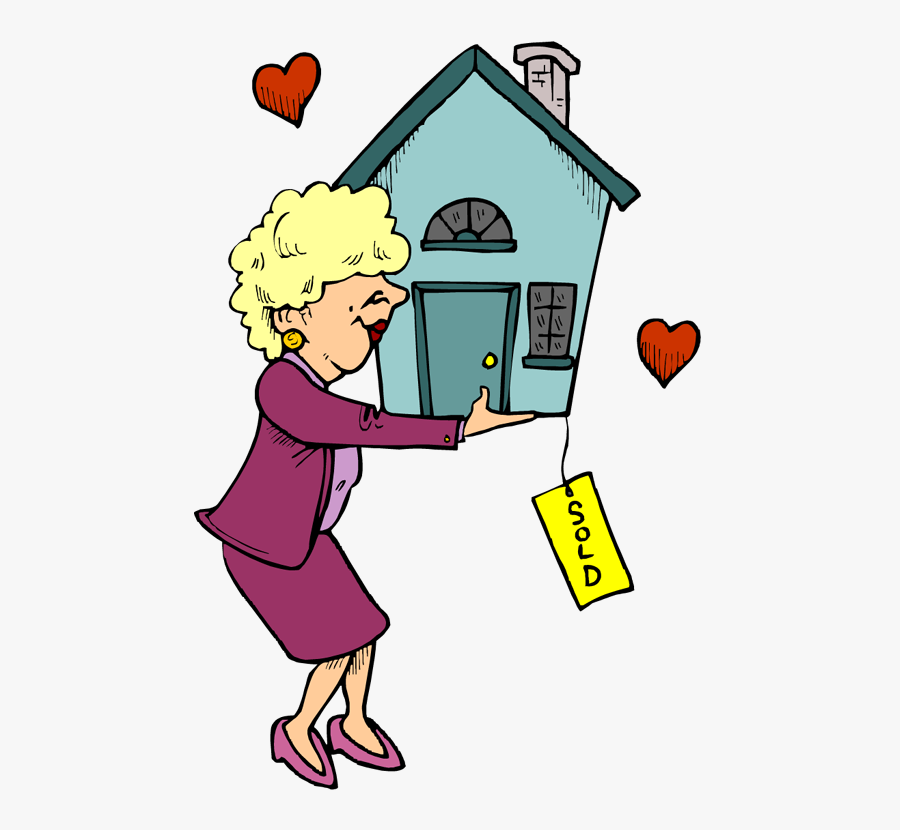 Real Estate Property Sold - Cartoon, Transparent Clipart