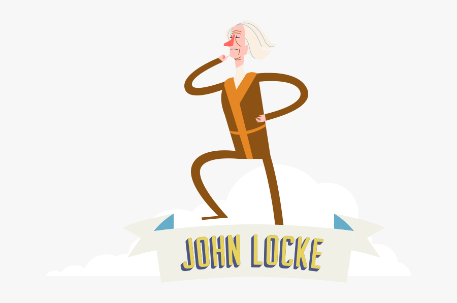 Enter John Locke Stage Right - Illustration, Transparent Clipart