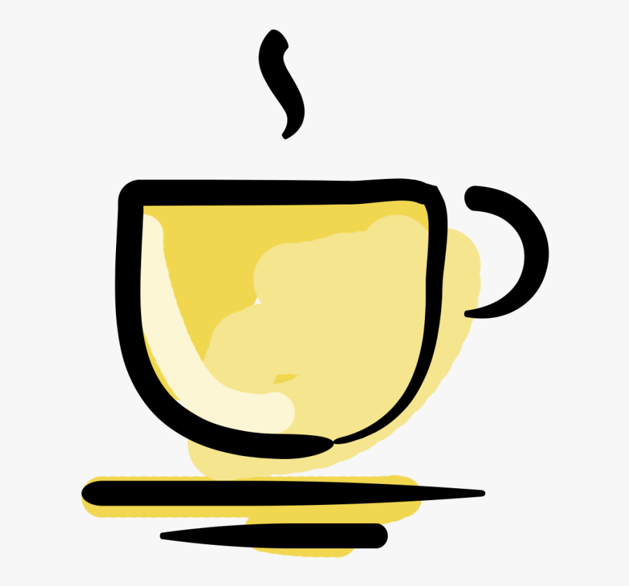 Coffee Cup Drawn, Transparent Clipart