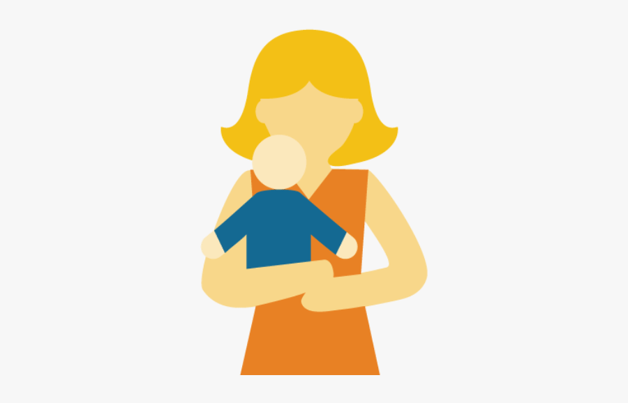 Mother Holding A Baby, Transparent Clipart