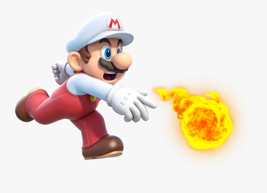 Transparent Mario Fireball Png - Super Mario 3d World Fire Mario, Transparent Clipart