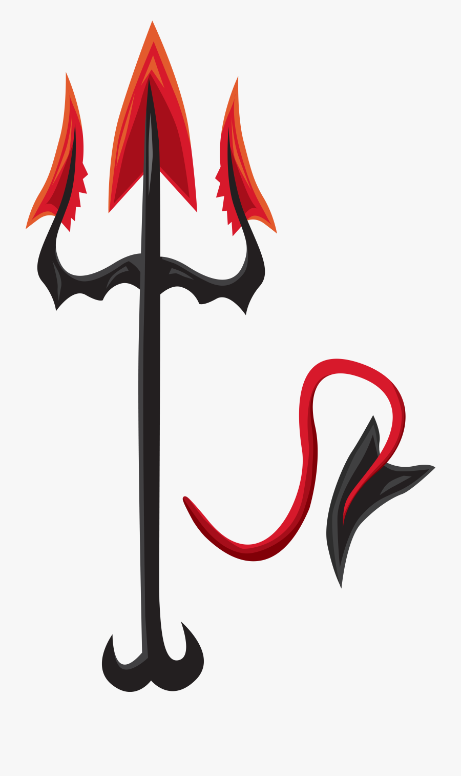 Halloween Set Clip Art Transparent Background - Devil Png, Transparent Clipart