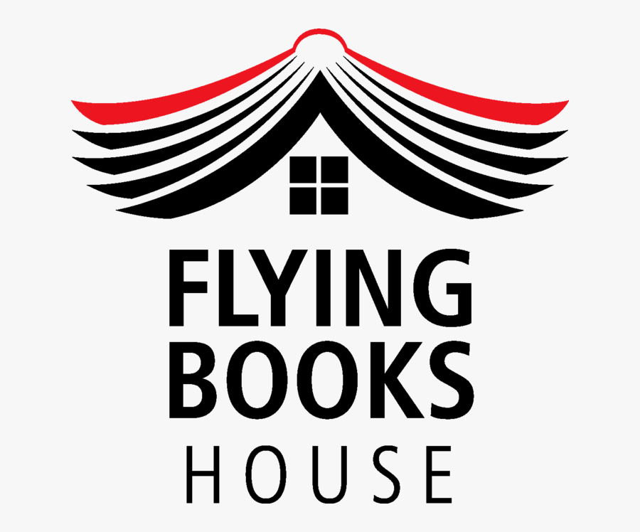 Flying Books House - Poster, Transparent Clipart