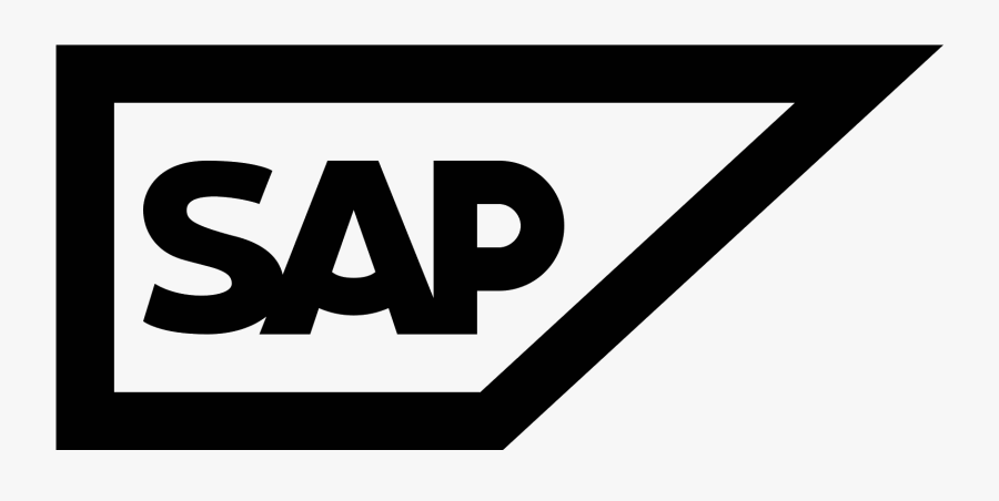 Sap Logo Black - Sap Logo Png White, Transparent Clipart
