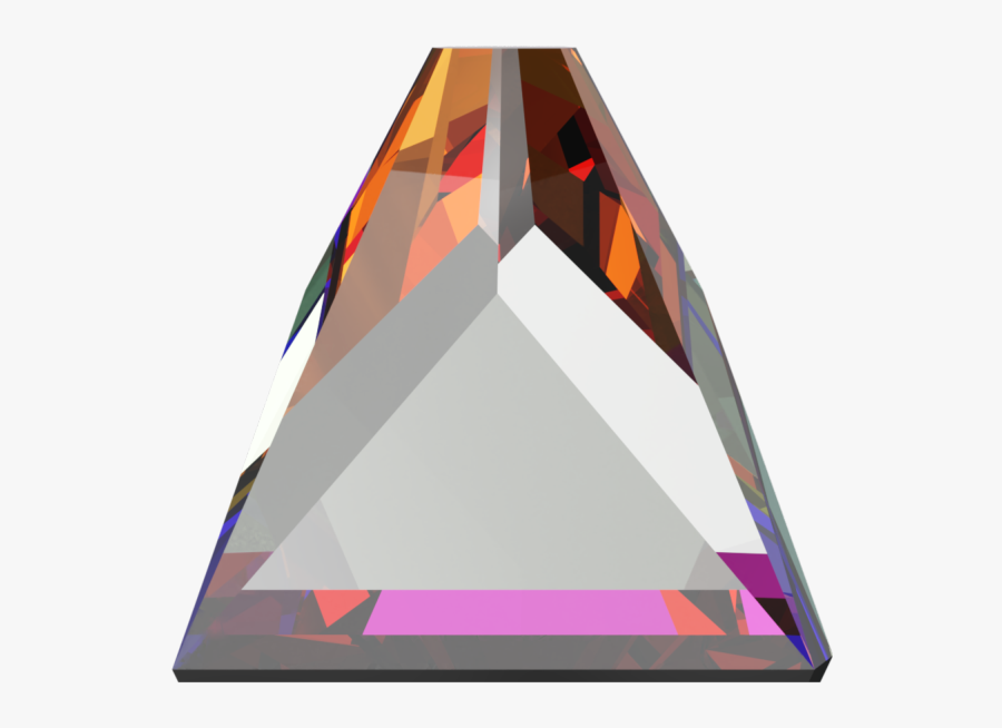 Swarovski 2419 Square Spike Flat Back Crystal Volcano - Swarovski Spike Flatback, Transparent Clipart