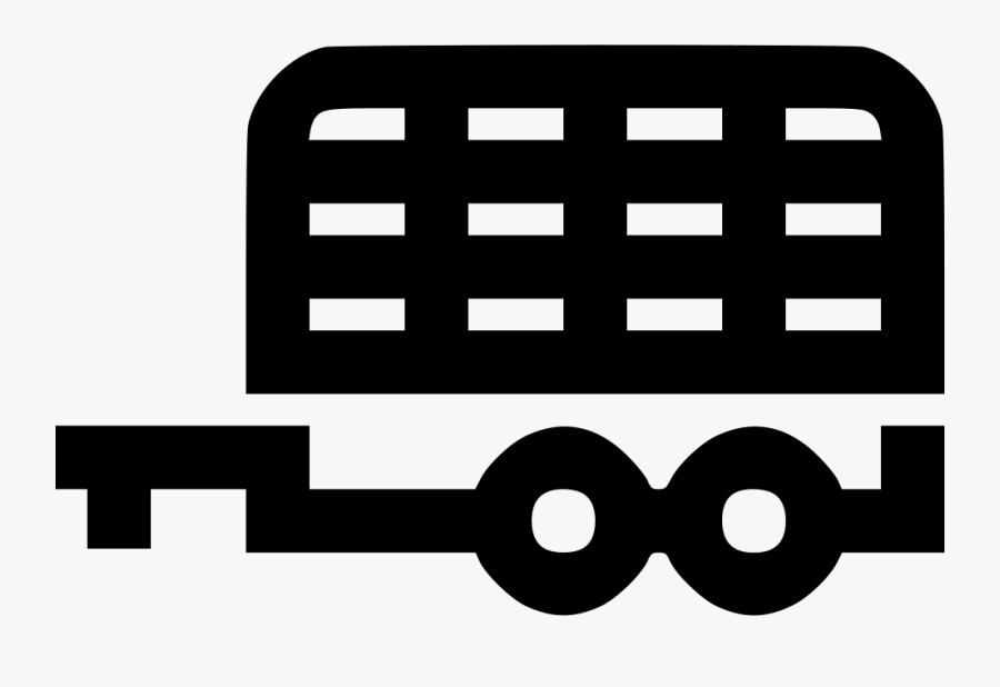Cattle Horse Trailer Transport - Clip Art, Transparent Clipart