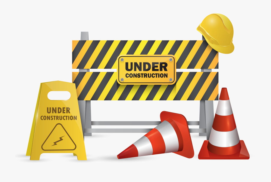 Under Construction Sign Png, Transparent Clipart