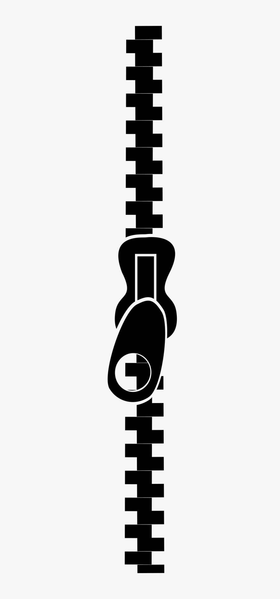 Dibujo De Una Cremallera, Transparent Clipart