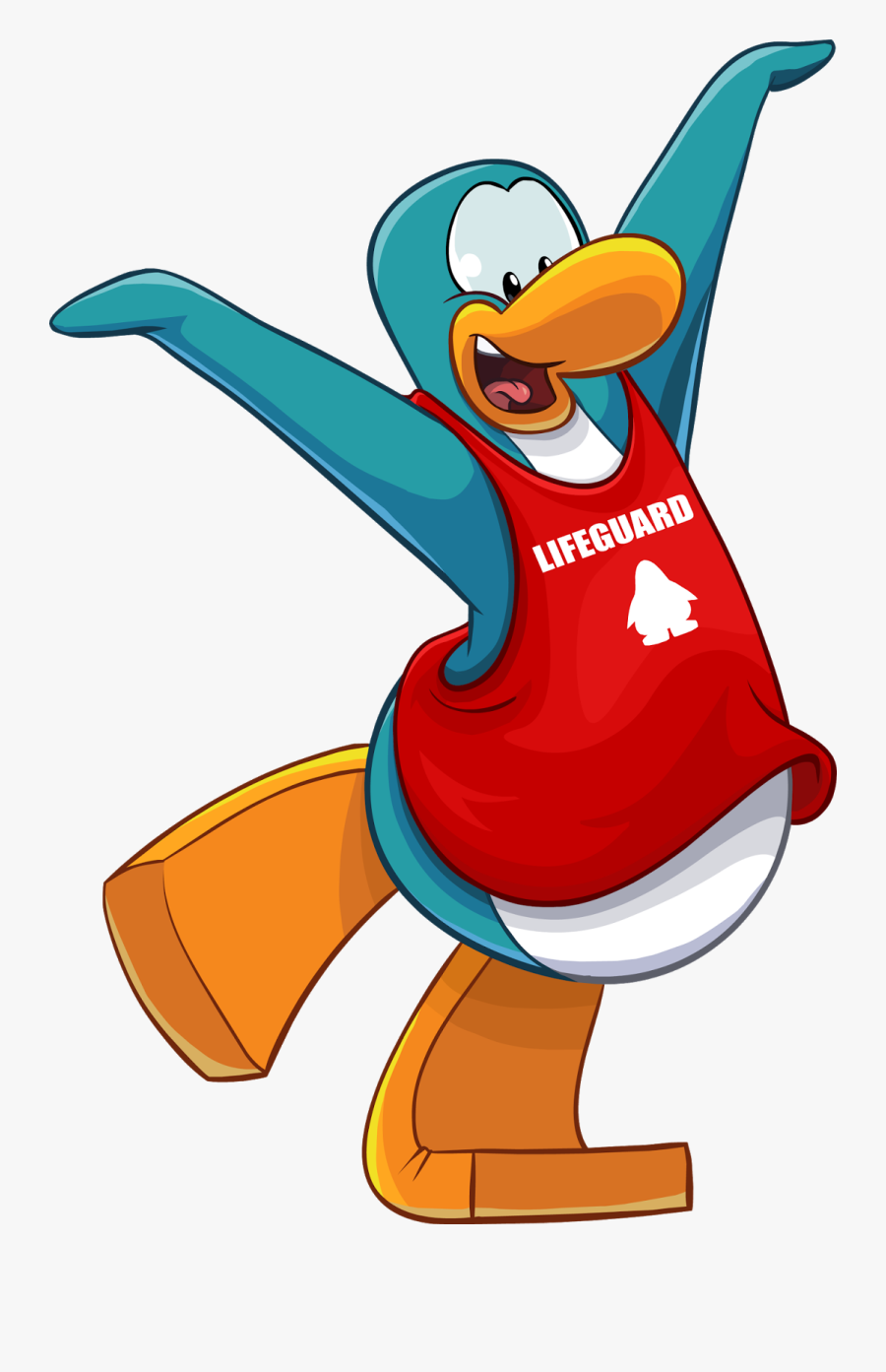Club Penguin Aqua, Transparent Clipart