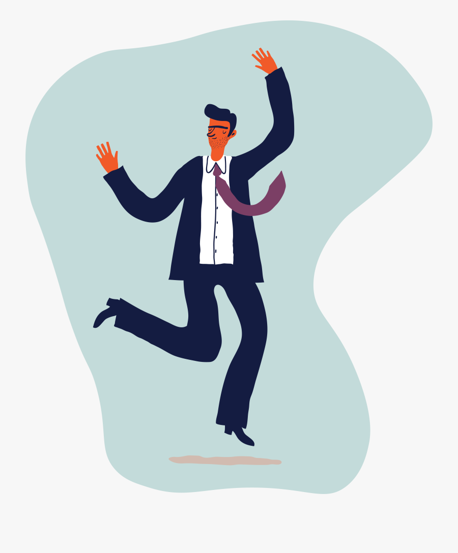 Happy Manager, Transparent Clipart