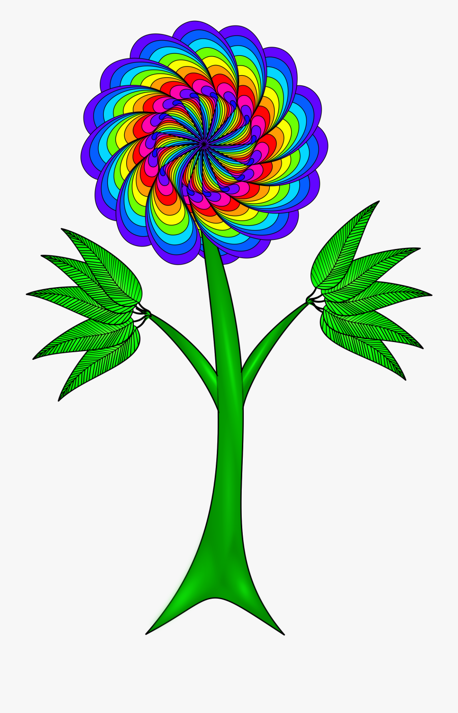 Paisley Flower 3 Clip Arts - Icon, Transparent Clipart