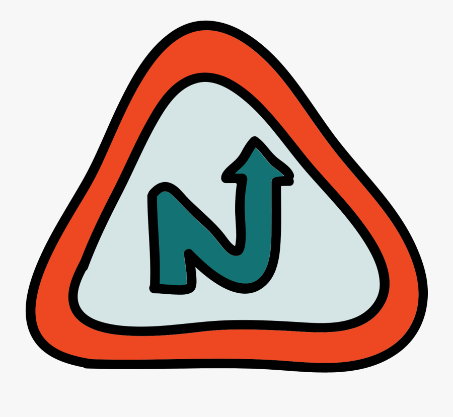 Turn Street Sign Icon, Transparent Clipart