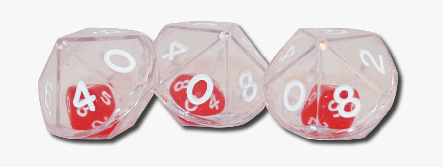 Decahedron Double Dice, Transparent Clipart