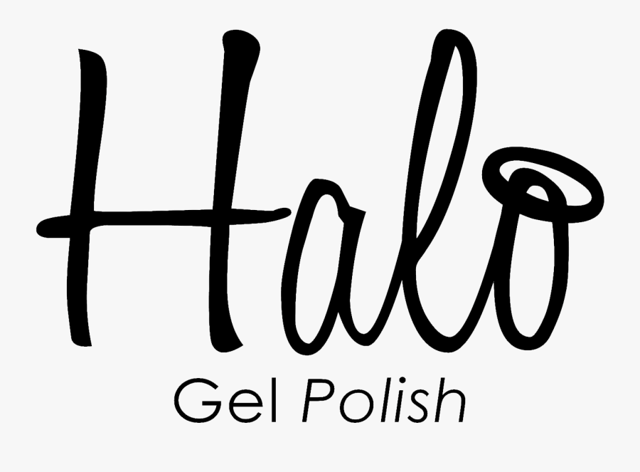 Halo Gel Polish Logo, Transparent Clipart