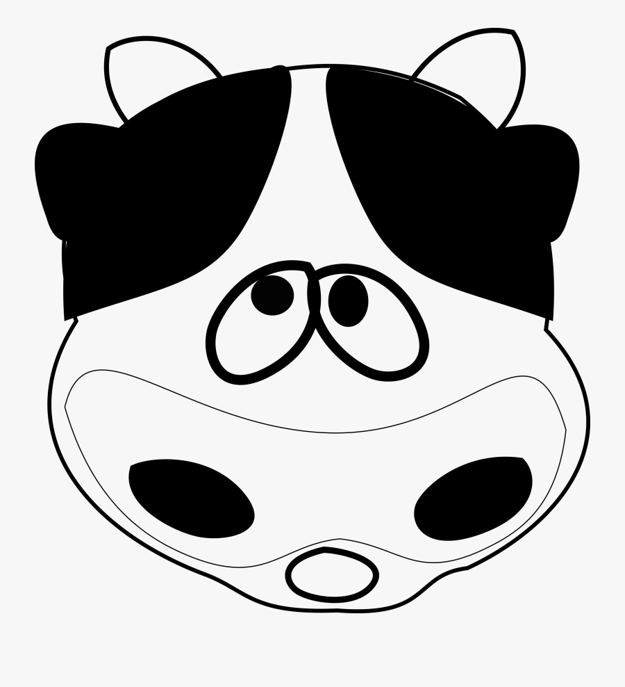 Transparent Femur Clipart - Cow Face Clip Art, Transparent Clipart