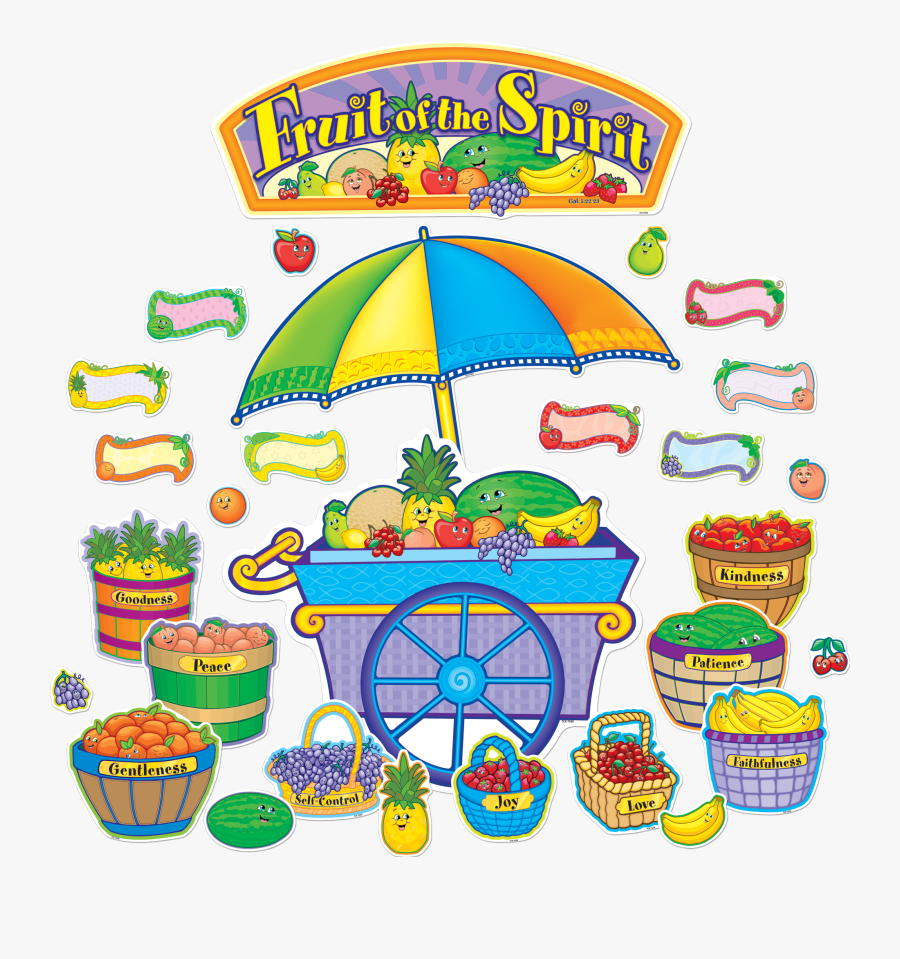Fruit Of The Spirit Bulletin Board, Transparent Clipart