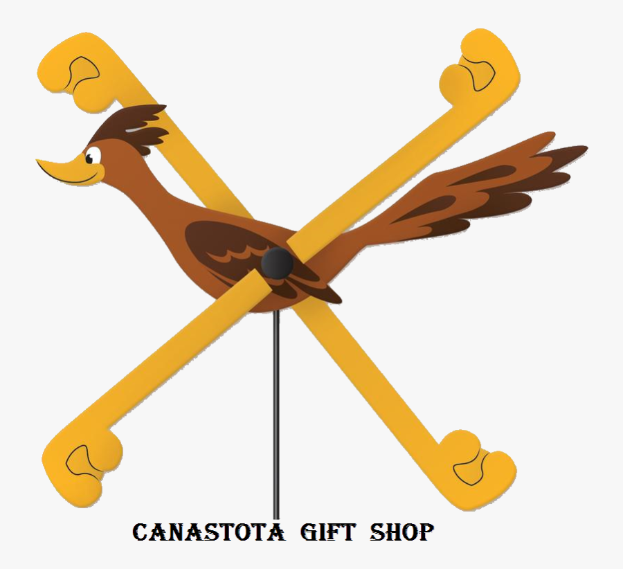 Catalog For Whirligig Wind Spinners Featured At The - Roadrunner Whirligig, Transparent Clipart