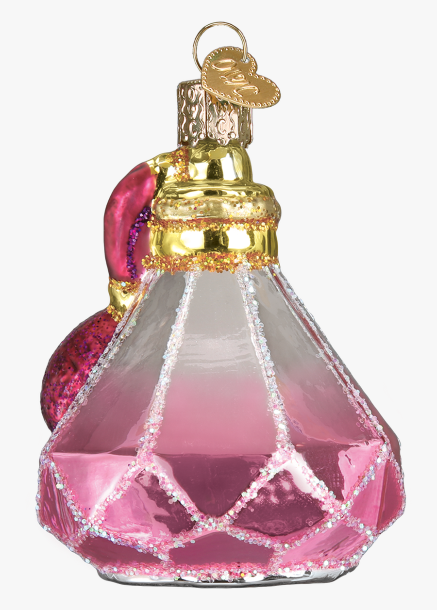 Old World Christmas Perfume Bottle Glass Ornament - Perfume, Transparent Clipart