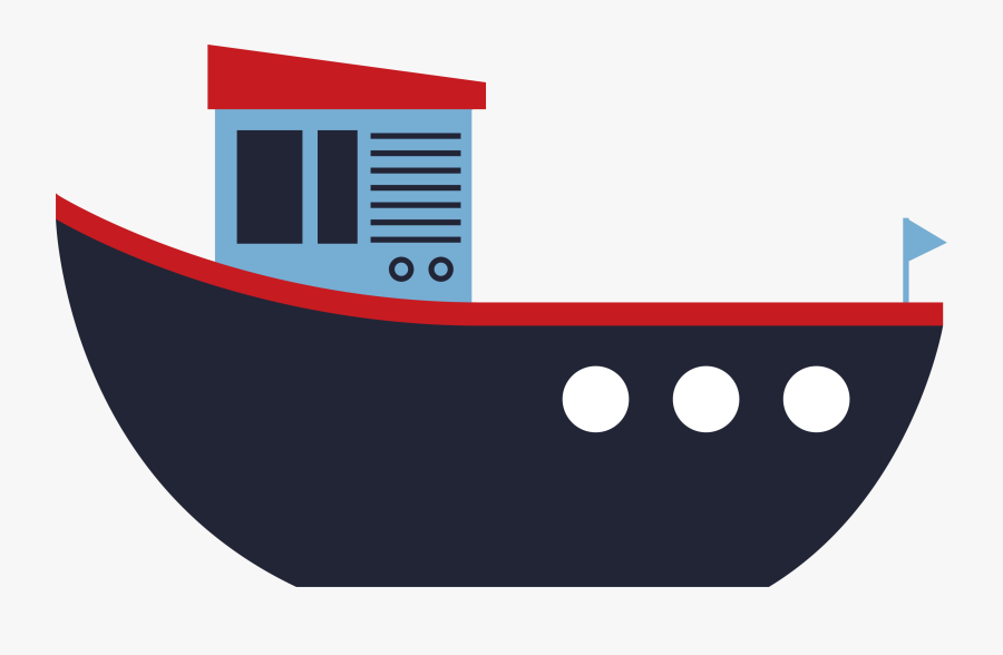 Tug Boat Svg Cut File - Tug Bkat Cut File, Transparent Clipart