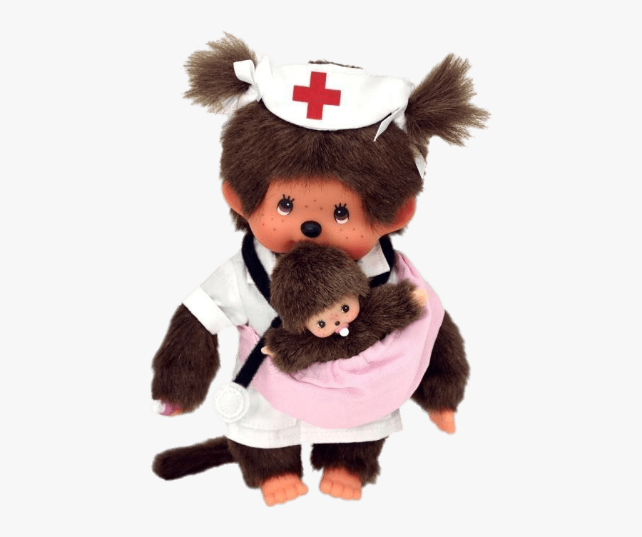 Monchhichi Nurse And Baby - Monchhichi Infirmiere, Transparent Clipart