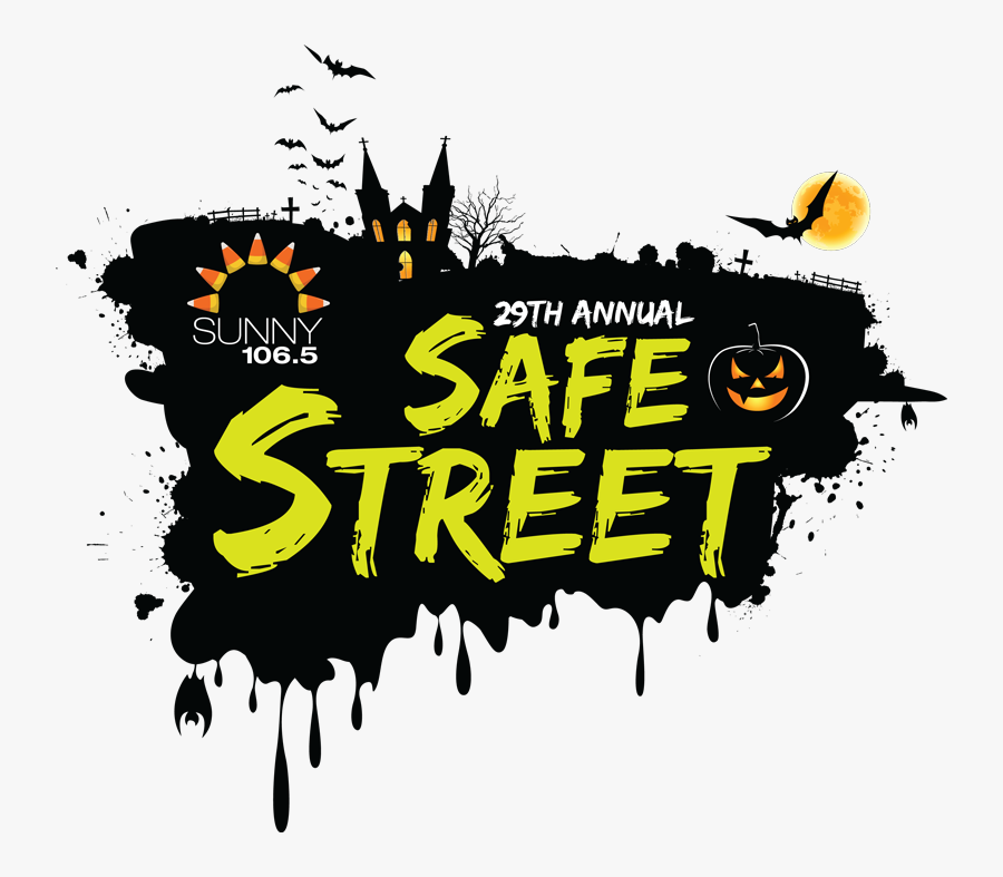 Safe Street Halloween Logo - Poster, Transparent Clipart