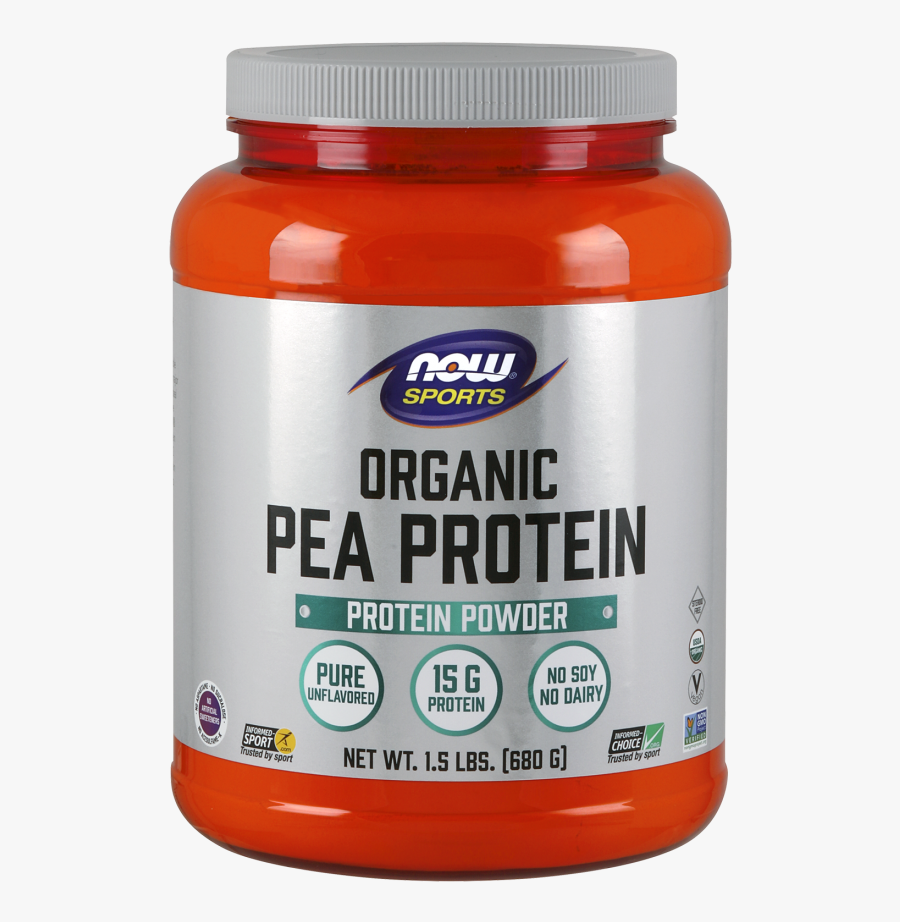 Clip Art Pea Protein Organic Powder - Now Foods Zma, Transparent Clipart