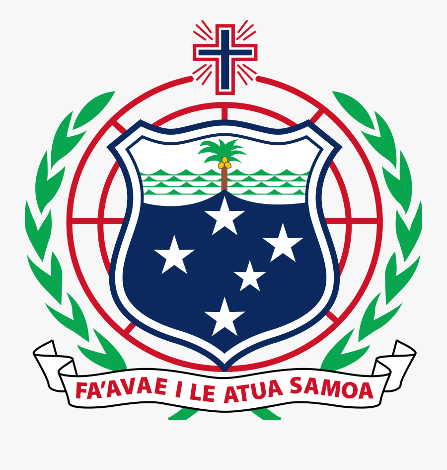 China Embassies Consulates Samoa - Samoan Emblem, Transparent Clipart