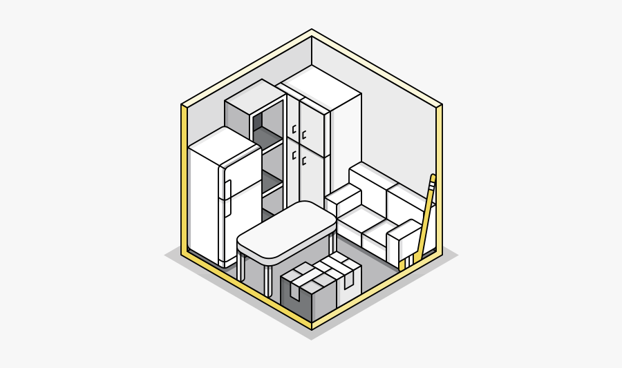 Medium Storage Illustration - Architecture, Transparent Clipart