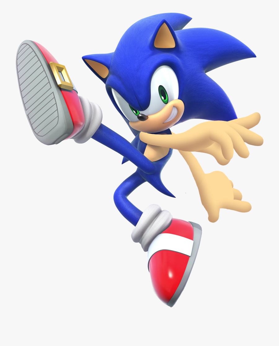 I Was Bored On Photoshop And This Happened - Super Smash Bros Ultimate Sonic, Transparent Clipart