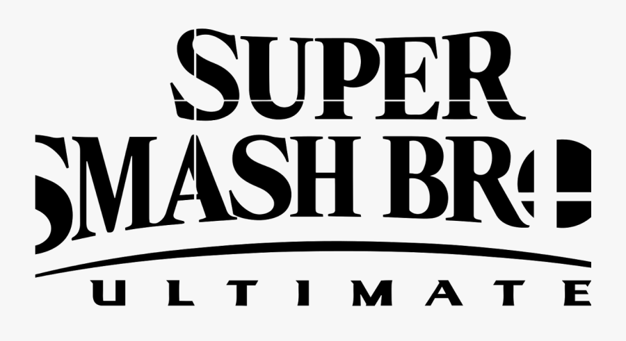 Smash Bros Logo Ultimate - Super Smash Bros Ultimate Logo Png, Transparent Clipart