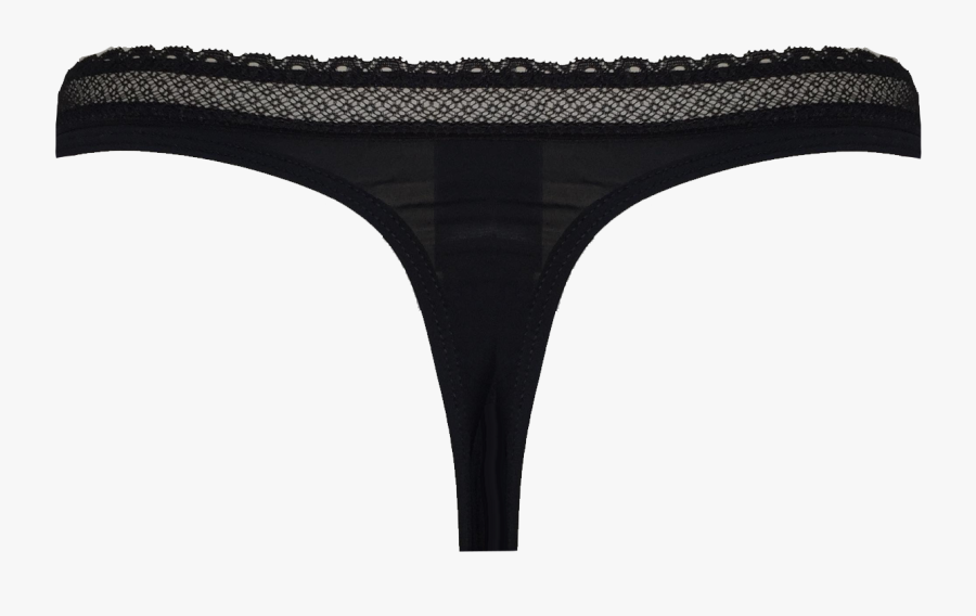Affordable Brief Black Knicker - Thong, Transparent Clipart