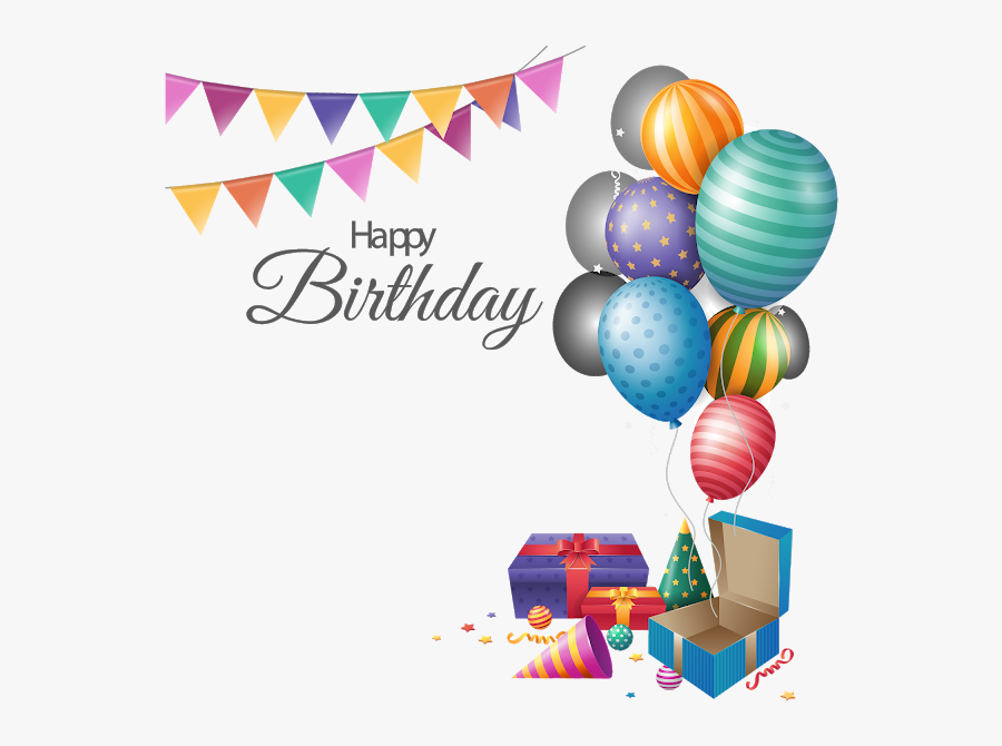 Png Birthday Designs Pinterest - Happy Birthday Balloon Png, Transparent Clipart