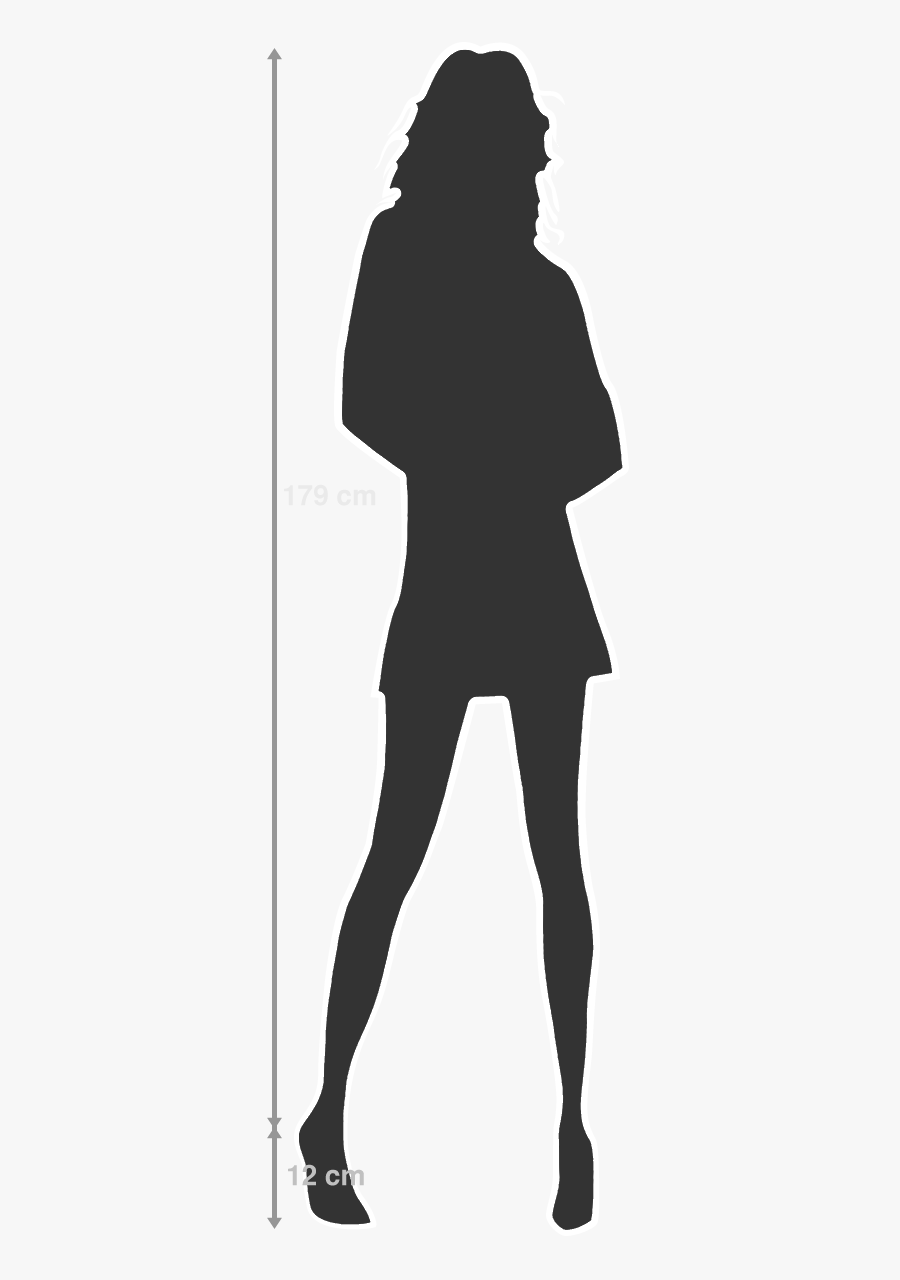 Echelle - Silhouette Of Woman At Gallery, Transparent Clipart