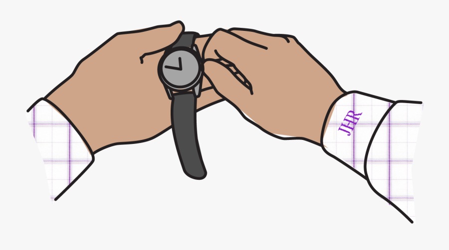 Making The Case For The Shirt Cuff Monogram, Transparent Clipart