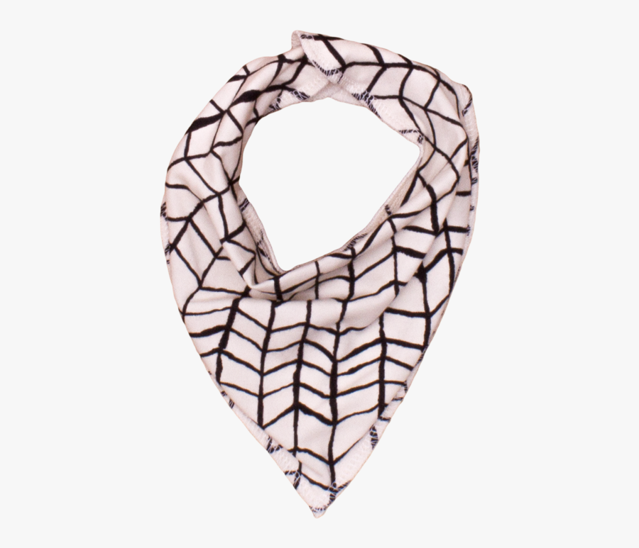 Noé & Zoë Drooling Scarf Black Wave Grid - Scarf, Transparent Clipart