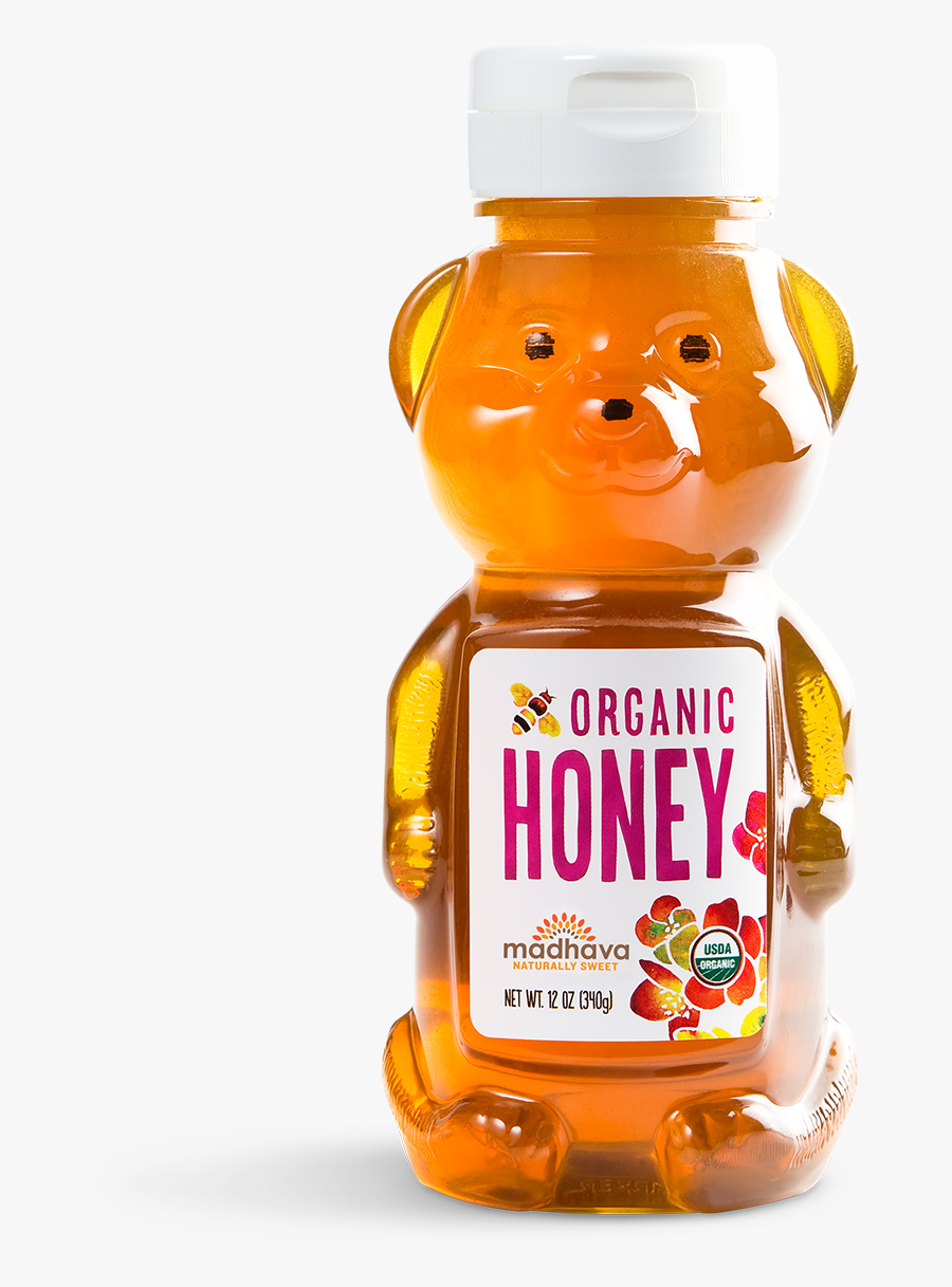 Honey Bear Png - Honey Bear Bottle Organic, Transparent Clipart