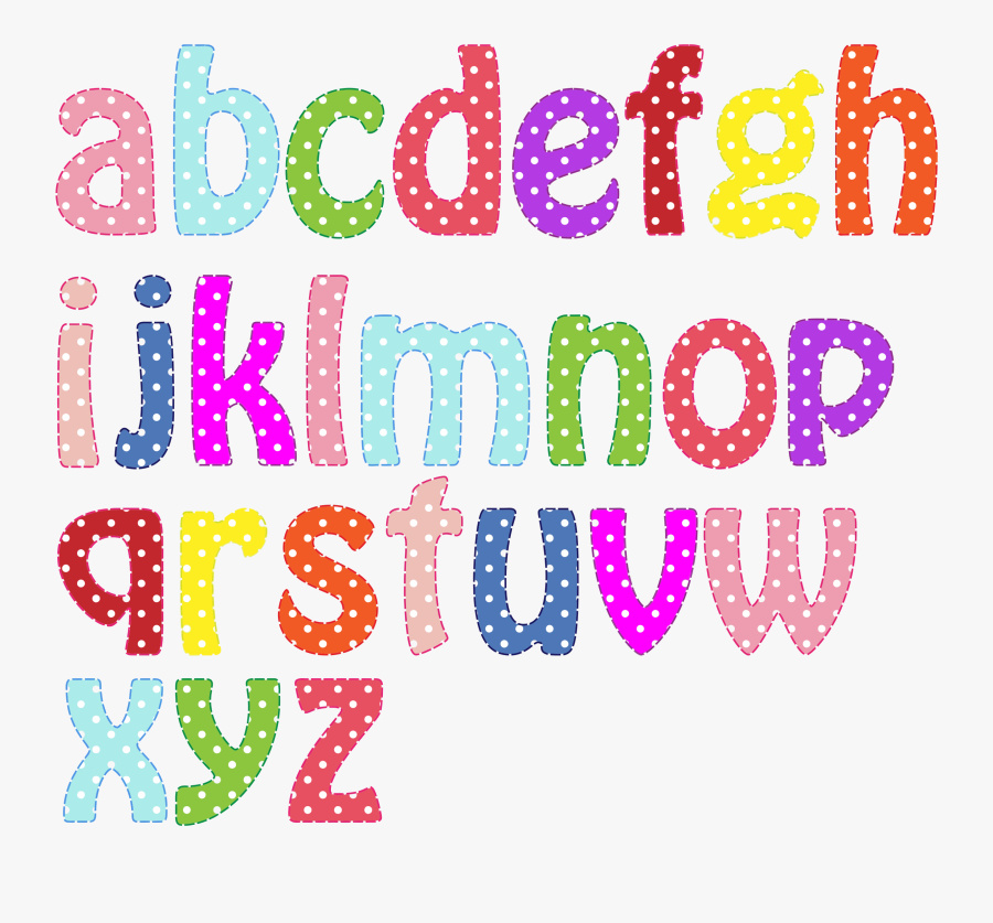 Letter Clipart Alphabet - Colorful Alphabet Small Letters, Transparent Clipart