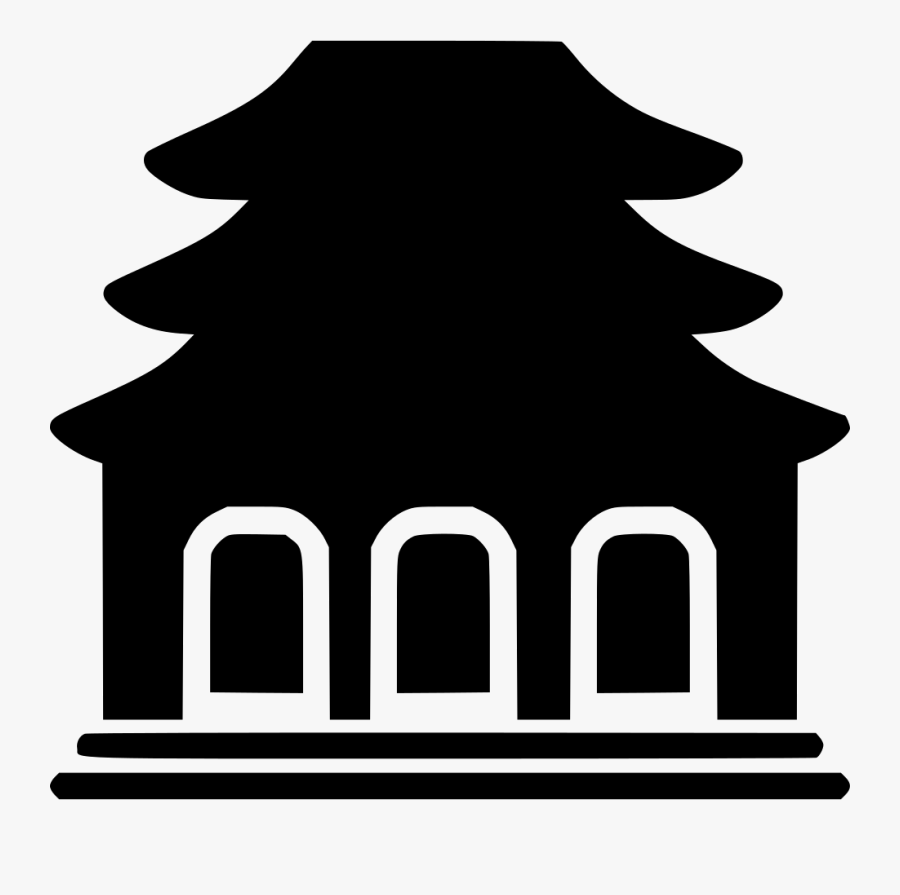 Buddhist Temple - Shrine Icon Png, Transparent Clipart