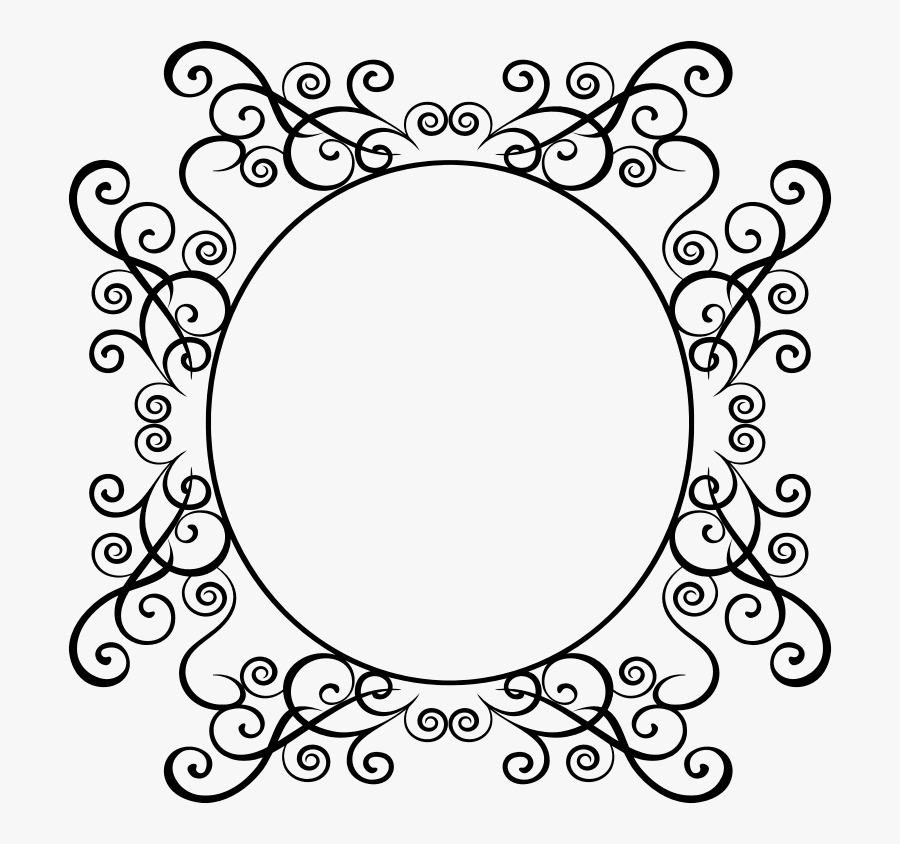 Borders And Frames Drawing Line Art Picture Frames - Square Framedesign, Transparent Clipart